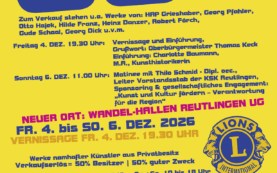 Laden Sie unseren aktuellen KUNST UND GUT 2026 Flyer