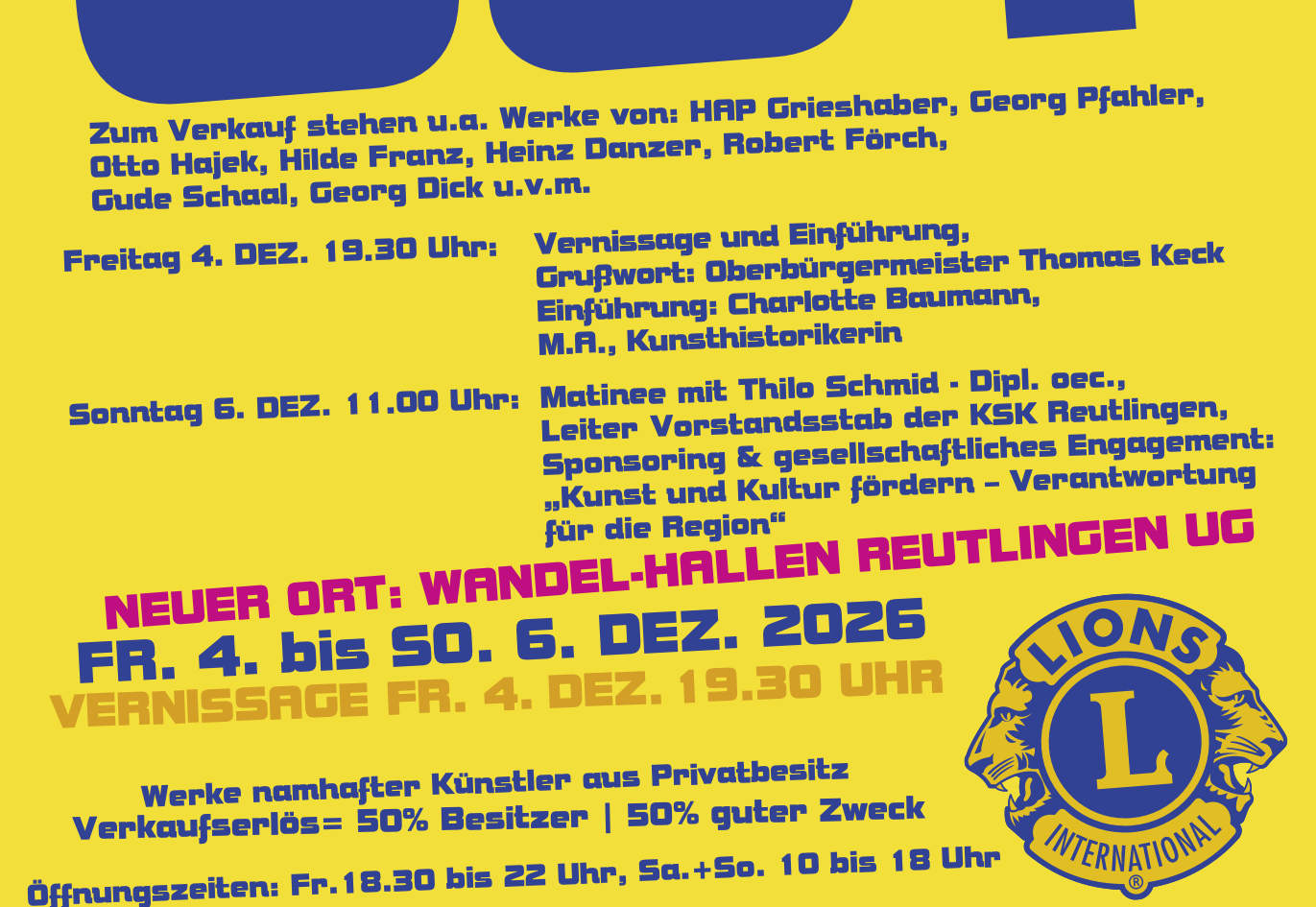 Flyer KUNST UND GUT 2026